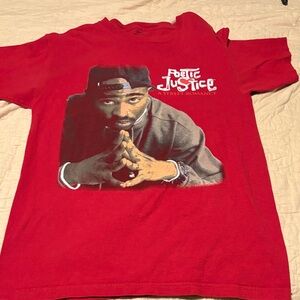 Poetic Justice Red Graphic Tee